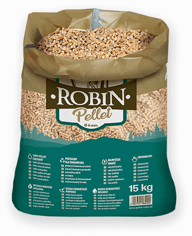 worek pelletu opałowego Robin do kupienia w Wąchocku lub sklepie internetowym